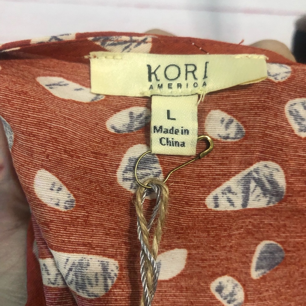 🍁HOST PICK 🍁NWT Kori America Empire Waist Button Down Shift Dress - Picture 7 of 10